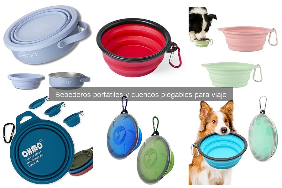 Beneficios de los cuencos plegables para viajes con mascotas