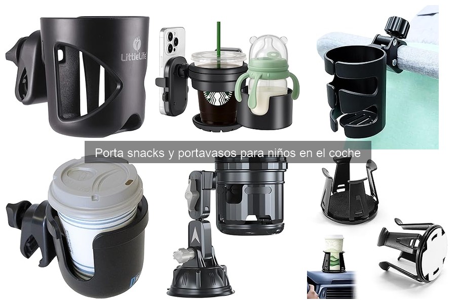 Beneficios de Porta Snacks y Portavasos para Niños en el Coche