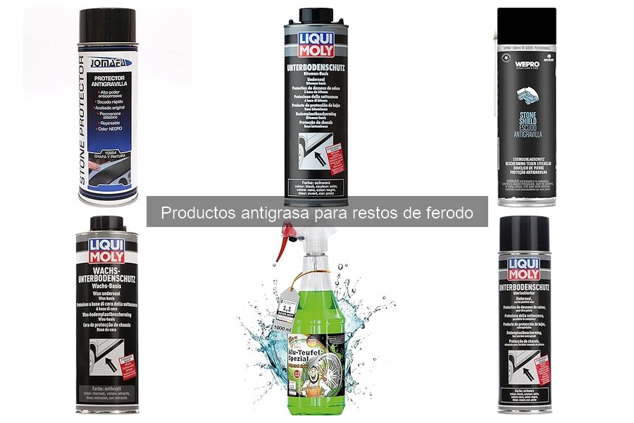 Beneficios de productos antigrasa para limpiar el coche