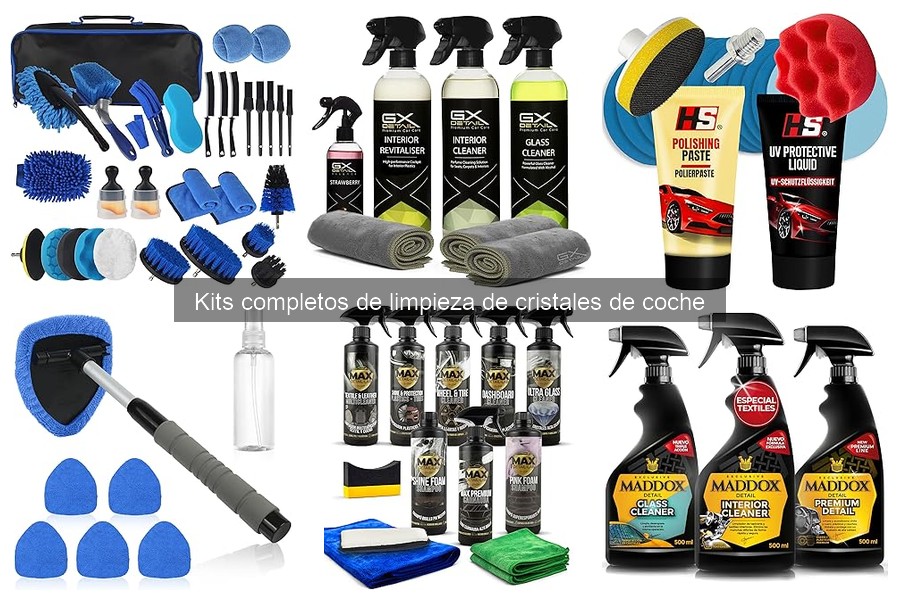 Beneficios de un kit de limpieza de cristales para tu coche
