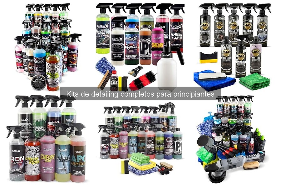 Beneficios de usar kits de detailing para principiantes