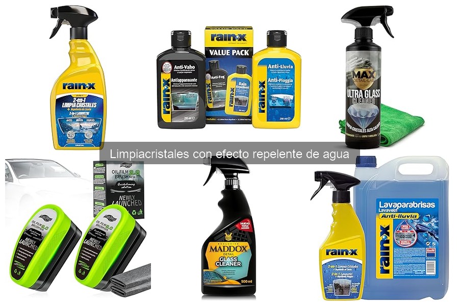 Beneficios de usar limpiacristales repelentes de agua