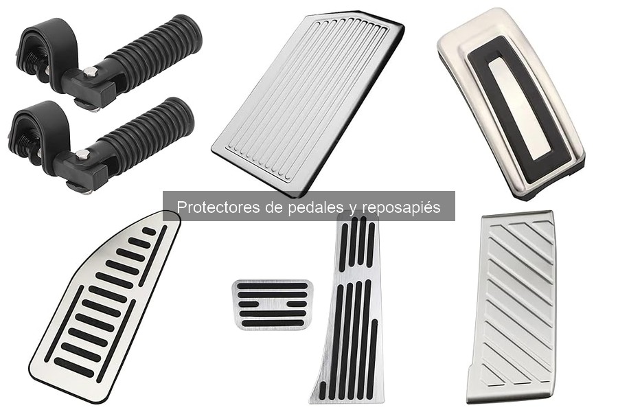 Beneficios de usar protectores de pedales y reposapiés en tu coche