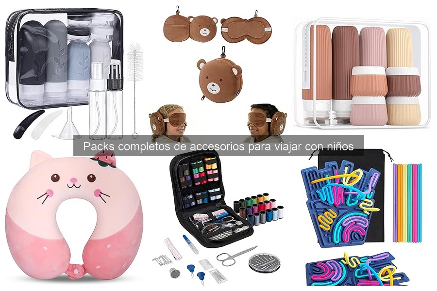 Beneficios de usar un pack de accesorios para viajes cortos con niños