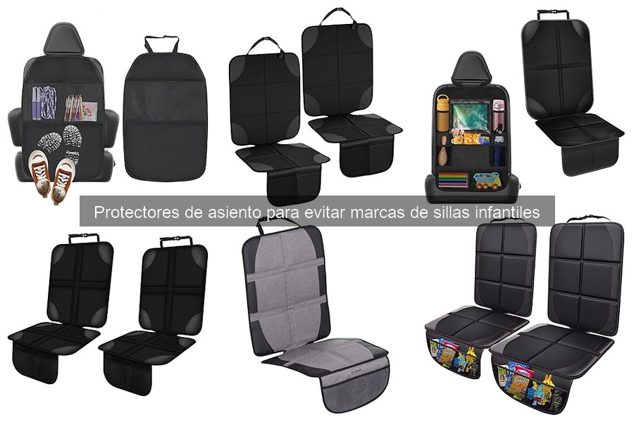 Características clave en protectores de asiento para niños