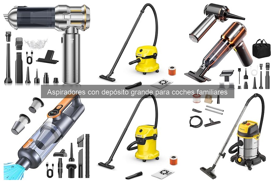 Características de un Aspirador con Depósito Grande para Coches
