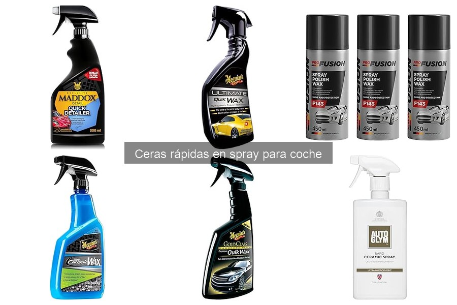 Cómo aplicar cera rápida en spray para tu coche