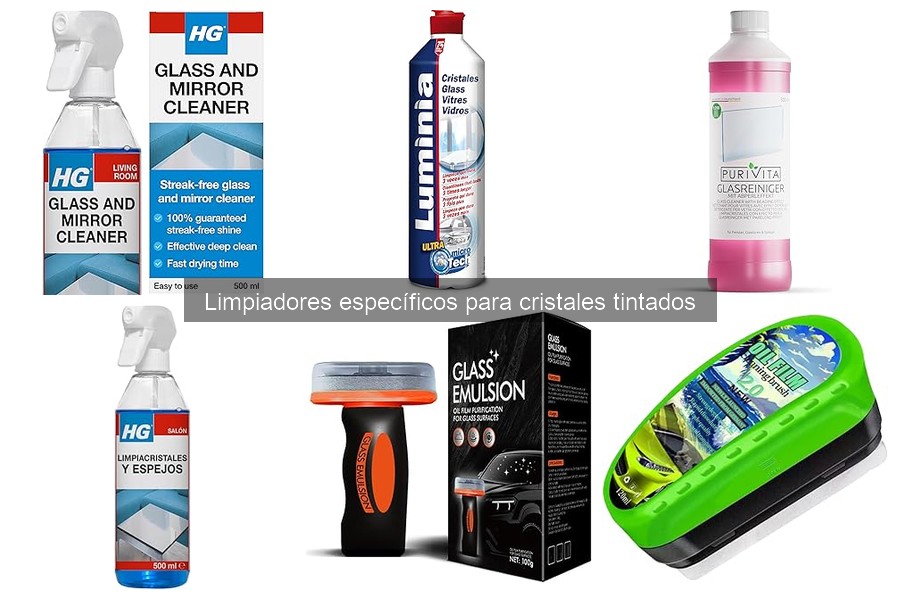 Cómo aplicar limpiadores en cristales tintados eficazmente