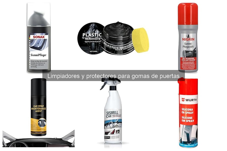 Cómo aplicar limpiadores para gomas de puertas en casa