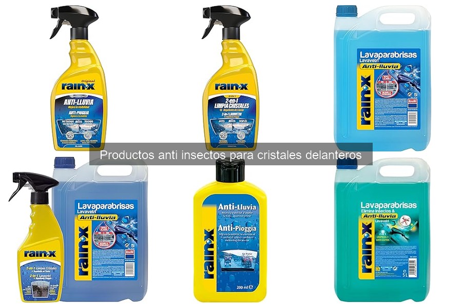Cómo aplicar productos anti insectos para cristales de coche