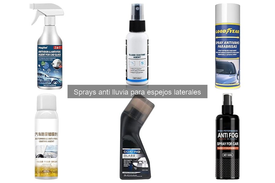 Cómo aplicar spray anti lluvia para espejos laterales