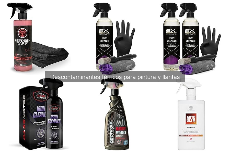 Cómo aplicar un descontaminante férrico en llantas