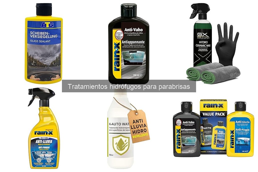 Cómo aplicar un tratamiento hidrófugo en el parabrisas