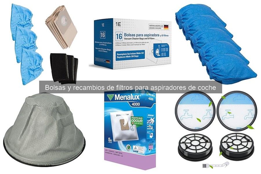 Cómo cambiar la bolsa o filtro del aspirador de coche
