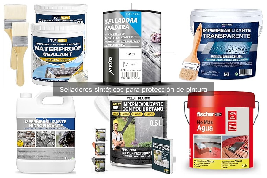 Cómo cuidar la pintura tras usar selladores sintéticos
