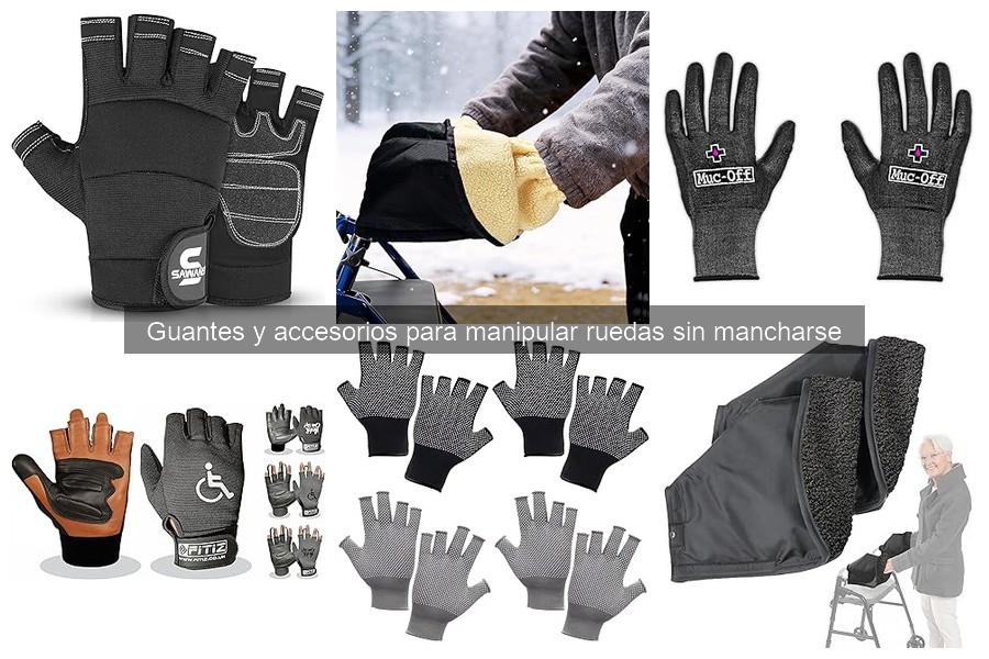 Cómo cuidar tus guantes para manipular ruedas sin mancharte