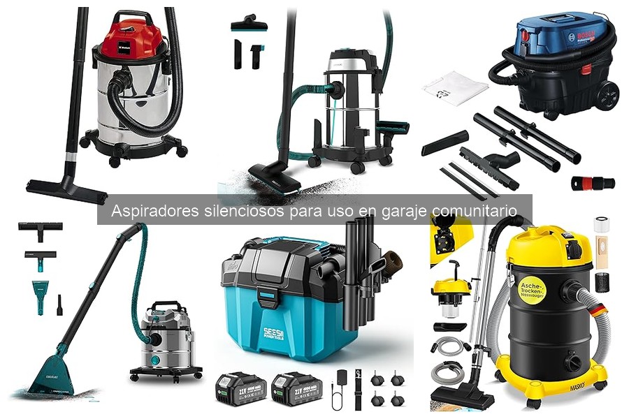Cómo elegir el aspirador silencioso ideal para garajes