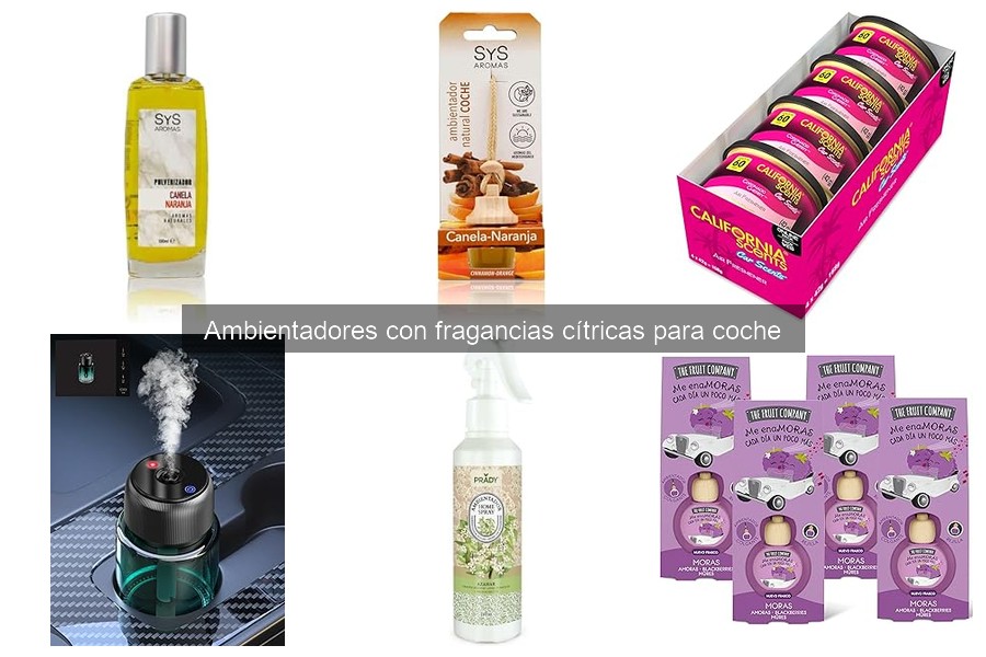 Cómo Elegir el Mejor Ambientador Cítrico para Tu Coche