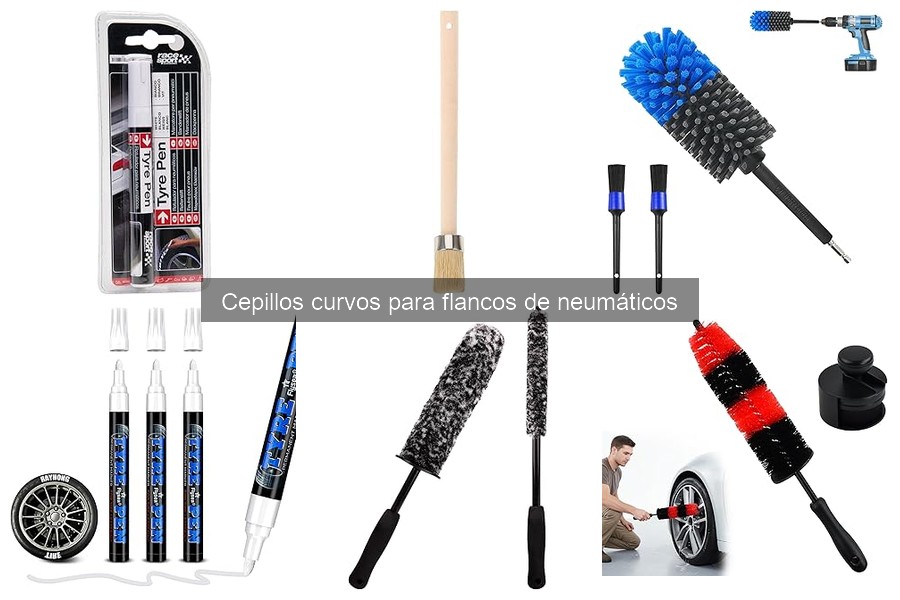 Cómo elegir el mejor cepillo curvo para flancos de neumáticos