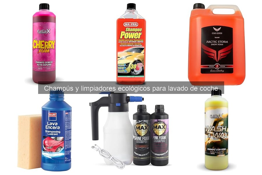 Cómo elegir el mejor champú ecológico para tu coche