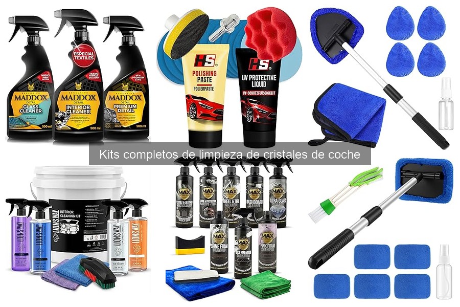 Cómo elegir el mejor kit de limpieza de cristales de coche