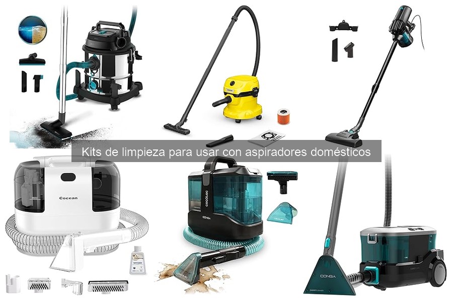 ¿Cómo elegir el mejor kit de limpieza para tu aspirador?