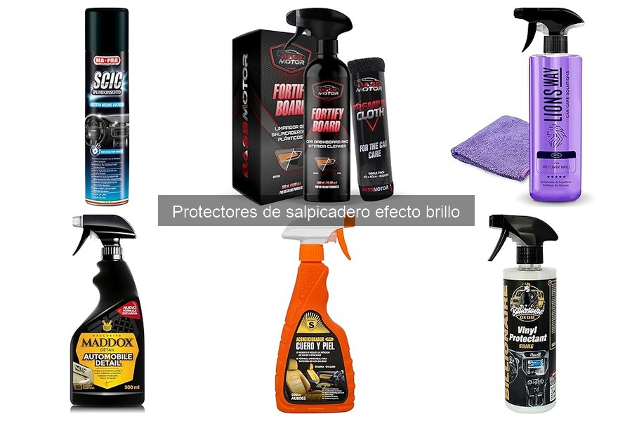 Cómo elegir el mejor protector de salpicadero efecto brillo