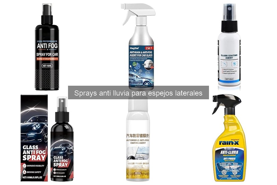 Cómo elegir el mejor spray anti lluvia para espejos laterales