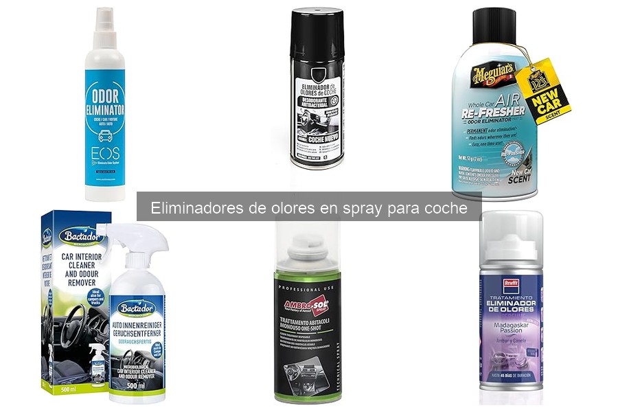 Cómo hacer un eliminador de olores en spray casero para coche
