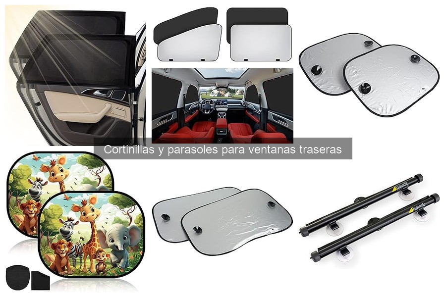 Cómo instalar cortinillas y parasoles para ventanas traseras