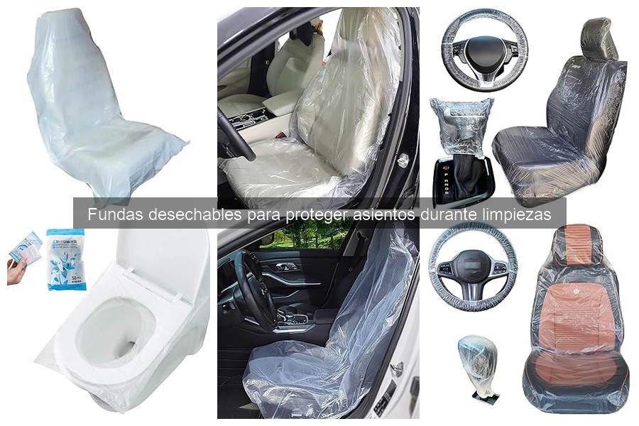 Cómo instalar fundas desechables para asientos de coche