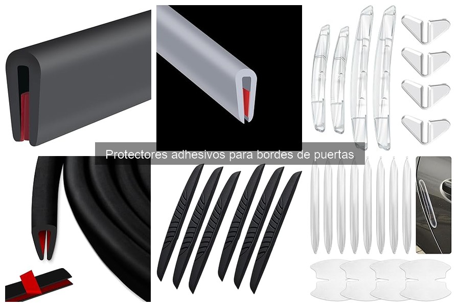 Cómo instalar protectores adhesivos para bordes de puertas