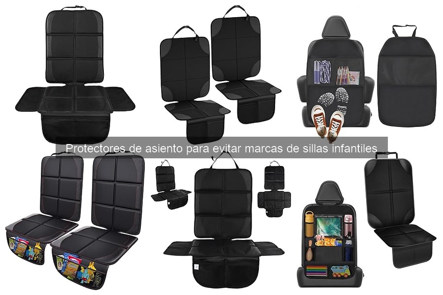 Cómo instalar protectores de asiento para sillas infantiles
