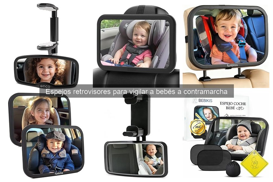 Cómo instalar un espejo retrovisor para bebés a contramarcha