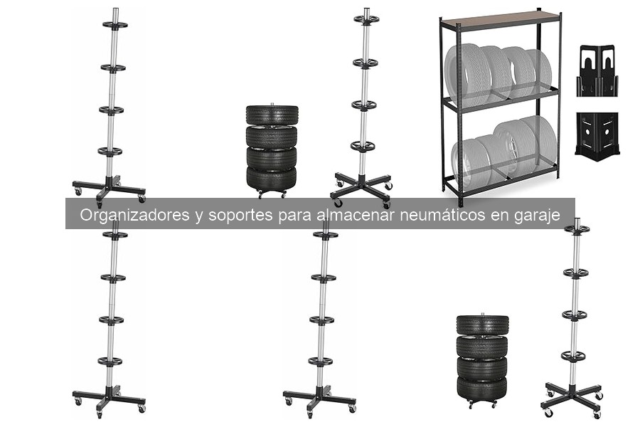 Cómo instalar un organizador de neumáticos en el garaje