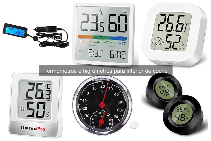 Cómo instalar un termómetro e higrómetro en tu coche