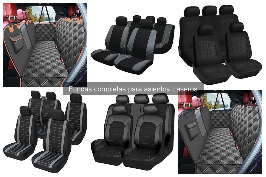 Cómo Limpiar y Mantener Fundas Completa Asientos Traseros
