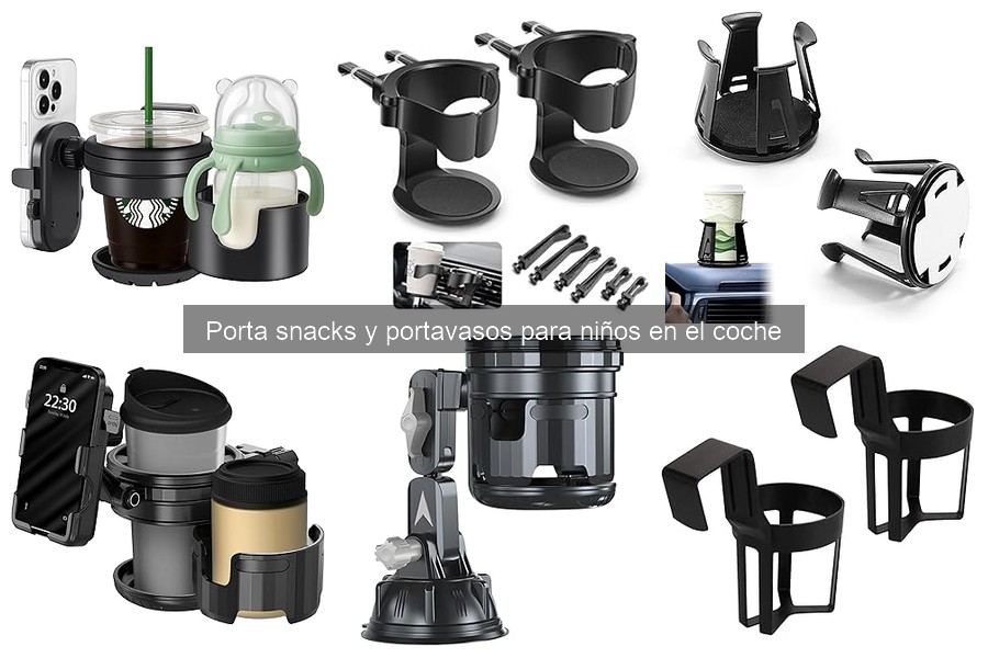 Cómo Limpiar y Mantener Porta Snacks y Portavasos de Coche