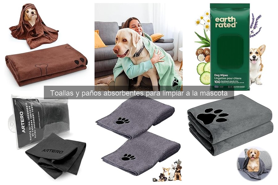 Cómo limpiar y mantener toallas absorbentes para mascotas