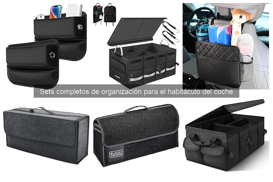 ¿Cómo los sets de organización mantienen limpio tu coche?