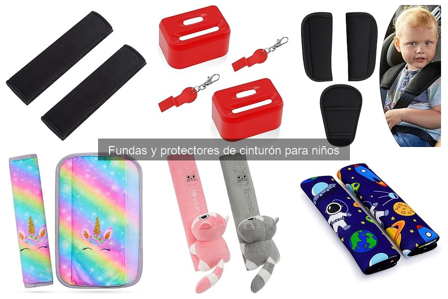 Cómo mantener fundas y protectores de cinturón para niños