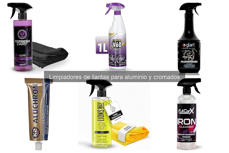 Cómo mantener llantas de aluminio y cromados sin dañarlas