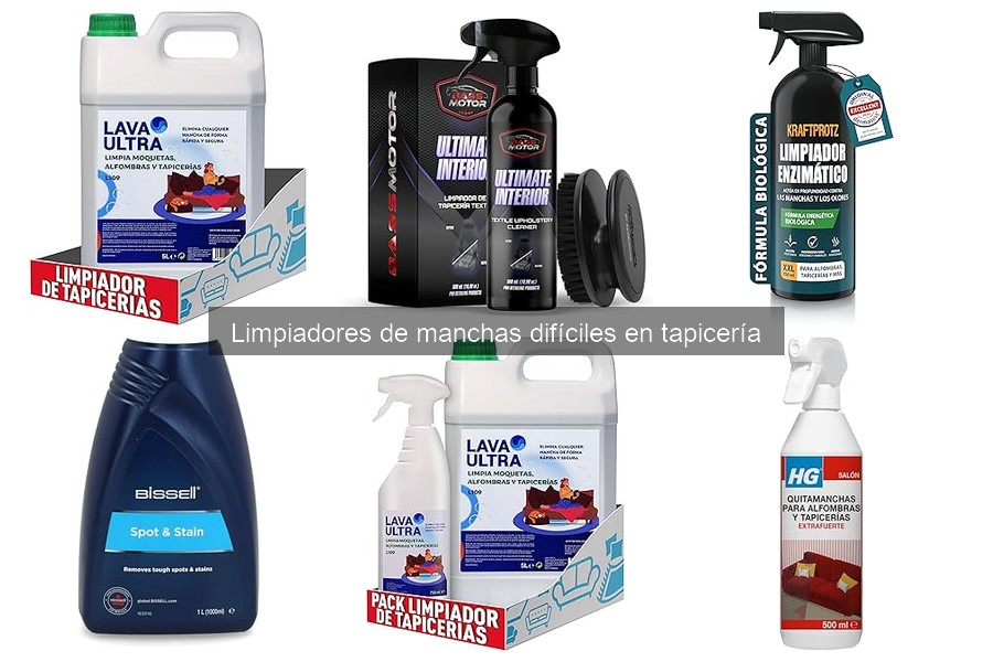 Cómo quitar manchas difíciles de tapicería sin dañarla