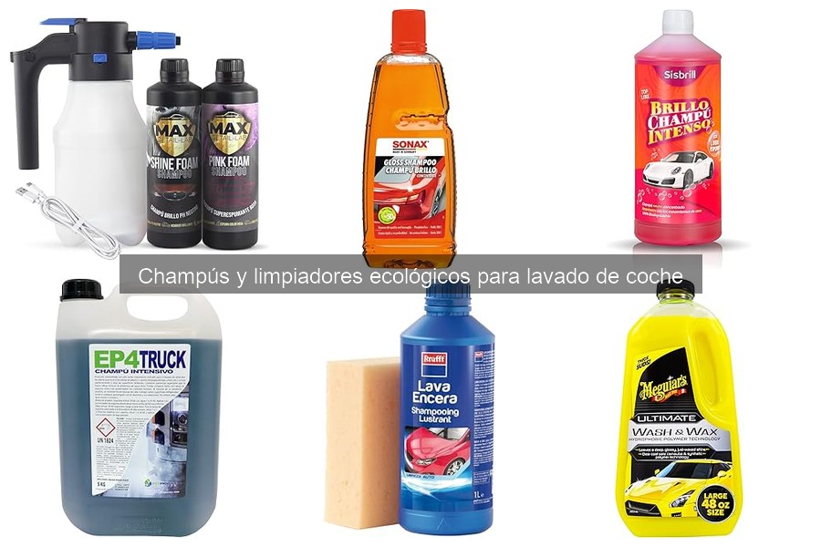 Cómo usar champús ecológicos para el lavado del coche