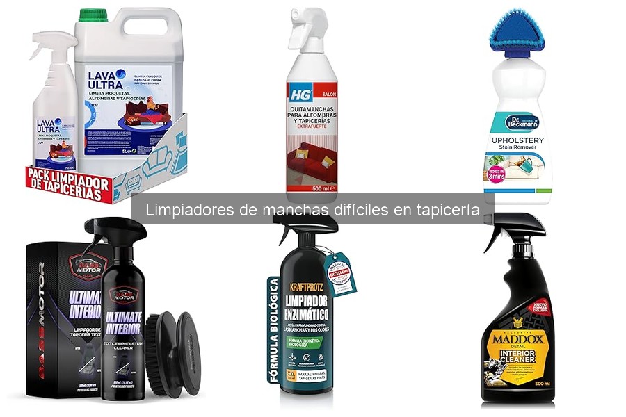 Cómo usar limpiadores de manchas en tapicería efectivamente