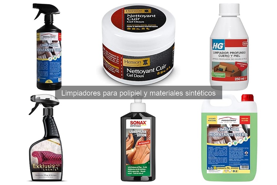 Cómo usar limpiadores para polipiel de forma efectiva