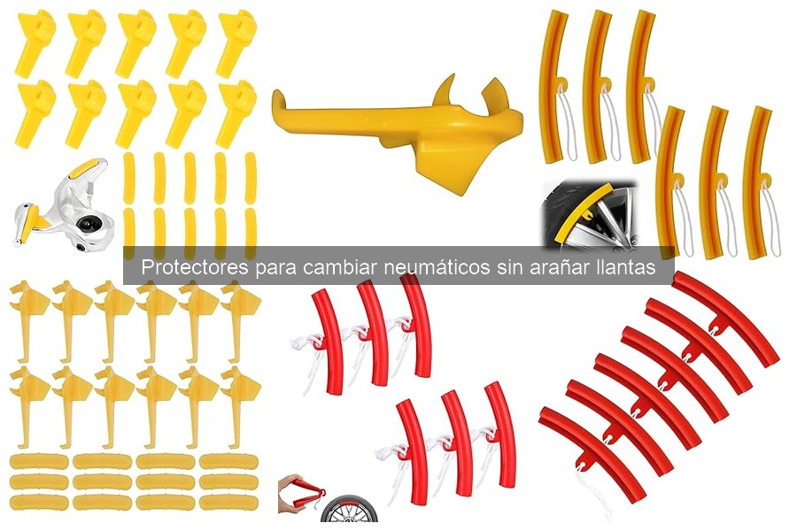 Cómo usar protectores de llantas para cambiar neumáticos