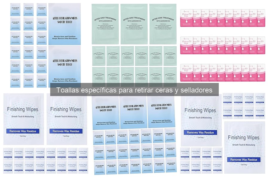 Cómo usar toallas para retirar ceras y selladores correctamente
