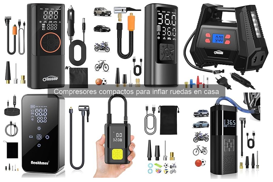 Cómo Usar un Compresor Compacto para Inflar Ruedas