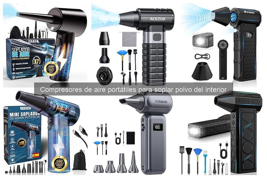 Cómo Usar un Compresor de Aire Portátil para Limpiar tu Coche